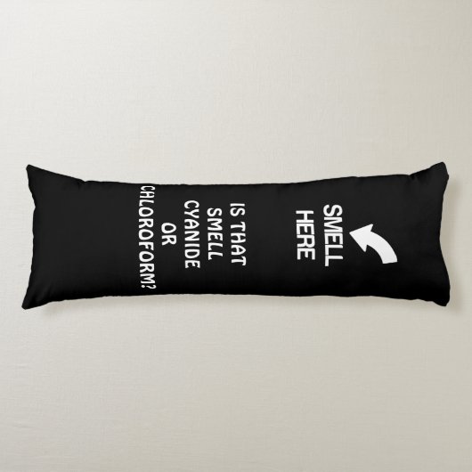 Is dat geur cyanide of chloroform grap kussen? lichaamskussen (Voorkant)