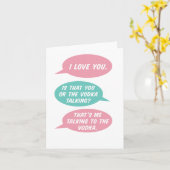 Is dat het Vodka Talking Wenskaart? Kaart (Gele Bloem)