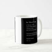 Is dat je ik zie liefdesgedicht koffiethee mok (Voorkant rechts)