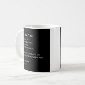 Is dat je ik zie liefdesgedicht koffiethee mok (Voorkant links)