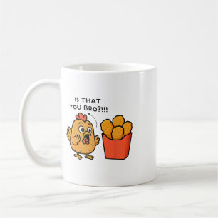 Is Dat Jij Bro Kippenliefhebber Kipnuggets Mannen Koffiemok