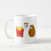 Is dat jij, de Franse Aardappelwijn? grappig Koffiemok (Links)