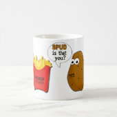 Is dat jij, de Franse Aardappelwijn? grappig Koffiemok (Center)