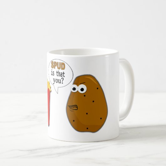 Is dat jij, de Franse Aardappelwijn? Koffiemok (Voorkant rechts)