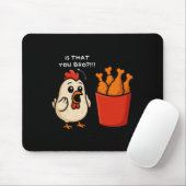 Is dat jij Kip Bro Kip Frietjes Grappig Eten Muismat (Met muis)