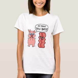 Is dat jouw broer? Funny Bacon Pig T-shirt