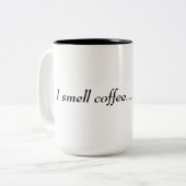 Is dat koffie? tweekleurige koffiemok (Voorkant links)