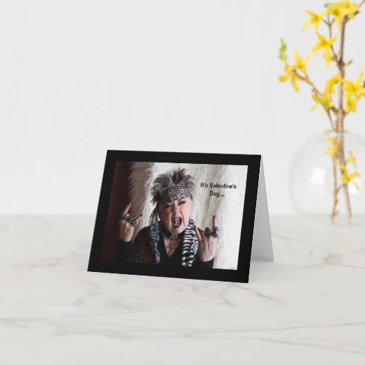 Is dat Liefde in de lucht... of spek Valentijn Kaa Kaart (Gele Bloem)