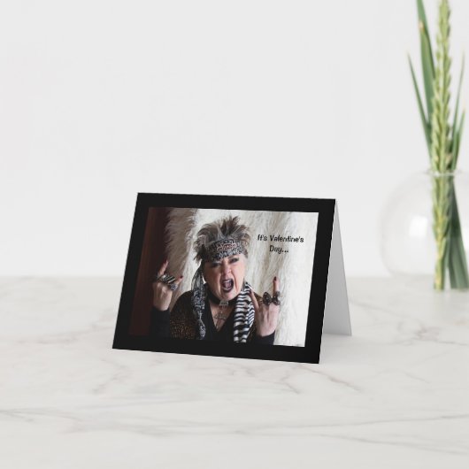 Is dat Liefde in de lucht... of spek Valentijn Kaa Kaart (Voorkant)