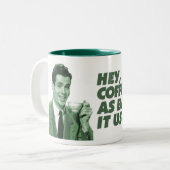 'Is dat niet slecht' - KoffeeKat Tweekleurige Koffiemok (Voorkant links)