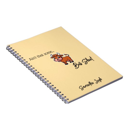 Is dat niet wat bull sheet tan snarky grappig cita notitieboek (Rechterzijde)