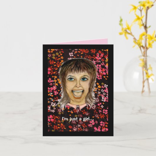 Is dat Salad echt een Donut? Gevouwen Wenskaart Kaart (Gele Bloem)