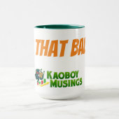 "Is dat slecht?" KoffieMok Mok (Midden)