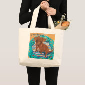 Is dat voor mij? grote tote bag (Voorkant (product))