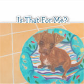 Is dat voor mij? sticker (Voorkant)