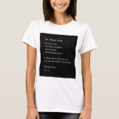 Is dat wat ik zie liefdesgedicht? t-shirt (Voorkant)