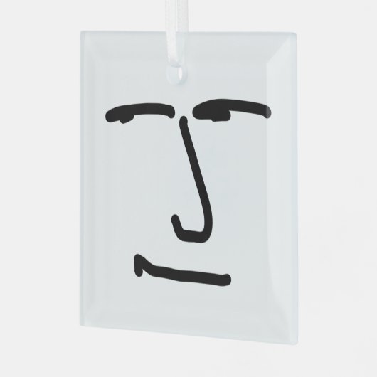 IS DAT ZO GLAZEN Ornament? Glas Ornament (Voorkant links)