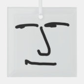 IS DAT ZO GLAZEN Ornament? Glas Ornament (Voorkant)