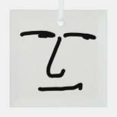 IS DAT ZO GLAZEN Ornament? Glas Ornament (Achterkant)