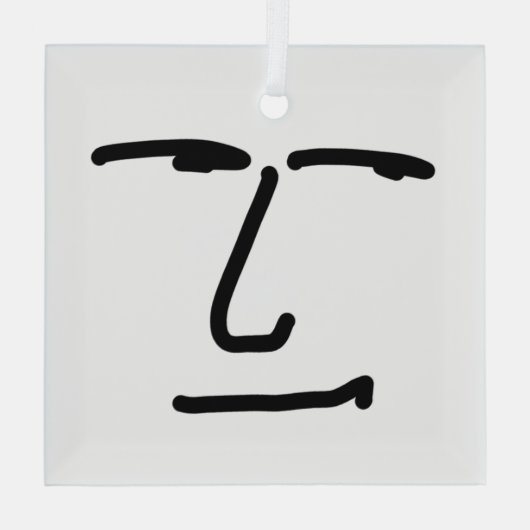 IS DAT ZO GLAZEN Ornament? Glas Ornament (Achterkant)