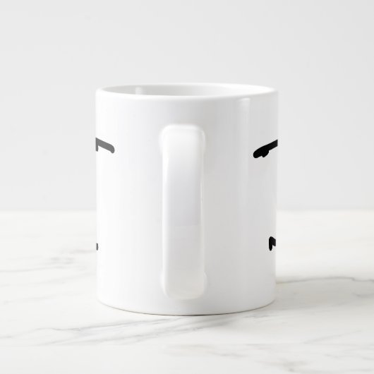 IS DAT ZO Jumbo-Mok Grote Koffiekop (Achterkant)