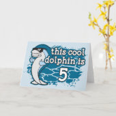 Is de 5de Verjaardag van het kind Deze Koele Kaart (Gele Bloem)