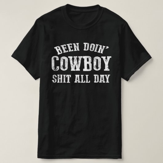 is de cowboy van het doen t-shirt (Design voorkant)