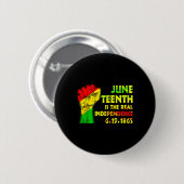 Is de echte Onafhankelijkheidsdag 1865 Freedom Pri Ronde Button 5,7 Cm (Voorkant /achterkant)