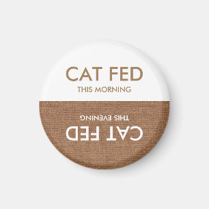 Is de kat Fed? Magnet - Herinnering 's avonds en '