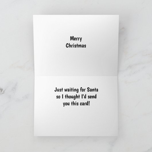 IS DE KERSTMAN ER AL? COCKER SPANIEL LOVE FEESTDAGEN KAART (Binnen)