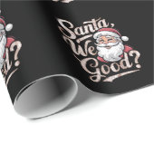 Is de kerstman goed? Kinder kerst grappig xmas Cadeaupapier (Rol Hoek)