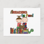 Is de Kinder Lezing van het Cijfer van de stok Briefkaart (Voorkant)