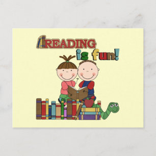 Is de Kinder Lezing van het Cijfer van de stok Briefkaart