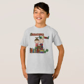 Is de Kinder Lezing van het Cijfer van de stok T-shirt (Voorkant volledig)