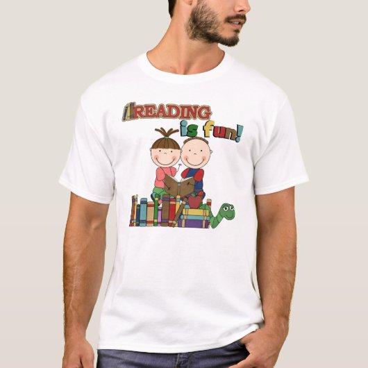 Is de Kinder Lezing van het Cijfer van de stok T-shirt (Voorkant)