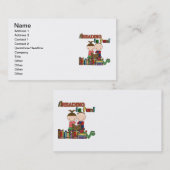 Is de Kinder Lezing van het Cijfer van de stok Visitekaartje (Voorkant / Achterkant)