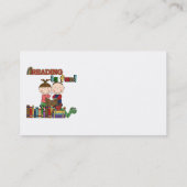 Is de Kinder Lezing van het Cijfer van de stok Visitekaartje (Achterkant)