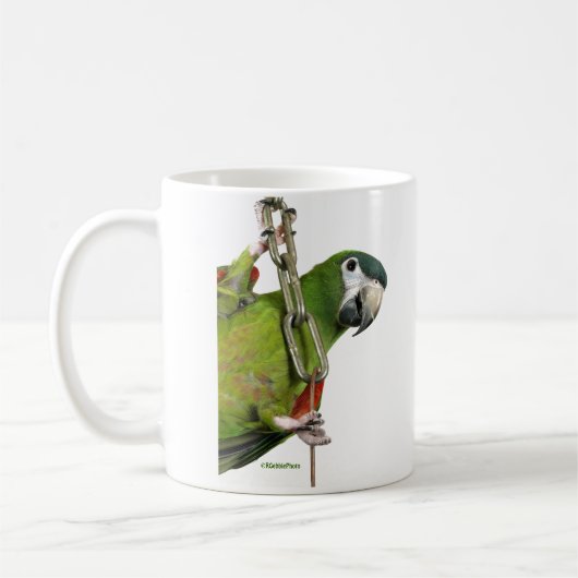 Is de koffie al klaar? koffiemok (Links)