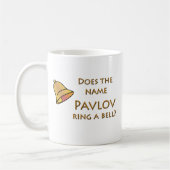 Is de naam Pavlov een Bell? Koffiemok (Links)