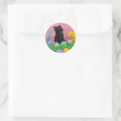 Is de paashaas hier nog - Kat / Kitten Sticker (Tas)