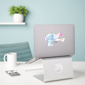 is de wijzigingsofferte sticker (Laptop op bureau)