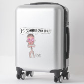 Is de zomer al voorbij? - Erica Crooks Comics Sticker (Koffer)