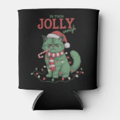 Is Deze Kerstparty Met Katten Cute Enough Blikjeskoeler (Voorkant)