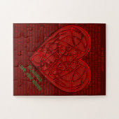 Is deze Knot Love? Persoonlijke Valentijn Legpuzzel (Horizontaal)