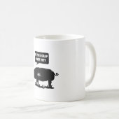 Is deze krap al voorbij? koffiemok (Voorkant rechts)