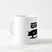 Is deze krap al voorbij? koffiemok (Voorkant links)