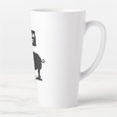 Is deze krap al voorbij? latte mok (Rechts)