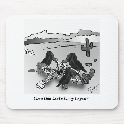 Is deze smaak grappig voor je? muismat (Voorkant)