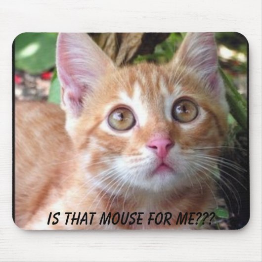 Is die muis voor mij? muismat (Voorkant)