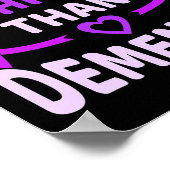 is dikker dan dementie alzheimerheimer bewustzijn poster (Hoek)